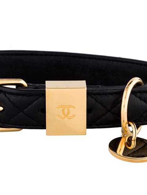 chanel pet|chanel dog collar.